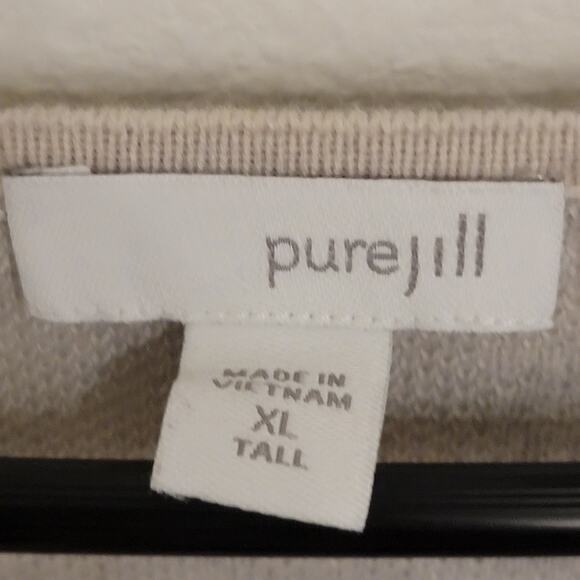 Pure Jill J. Jill Soft V-neck Oversized Ballet‎ Sleeve Tunic Top Longsleeve XL T - Picture 9 of 13